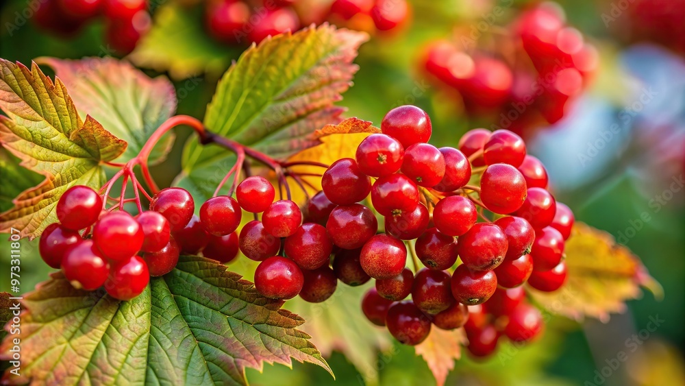 wild, wilderness, growing, harvest, edible, color, macro, woodland, tasty, ripe, forest, close-up, berry bush, vibrant, Highbush Cranberry Growing Wild In August Extreme Close Up wild, wilderness, growing, harvest, edible, color, macro, woodland, tasty, ripe, forest, close-up, berry bush, vibrant, Highbush Cranberry Growing Wild In August Extreme Close Up