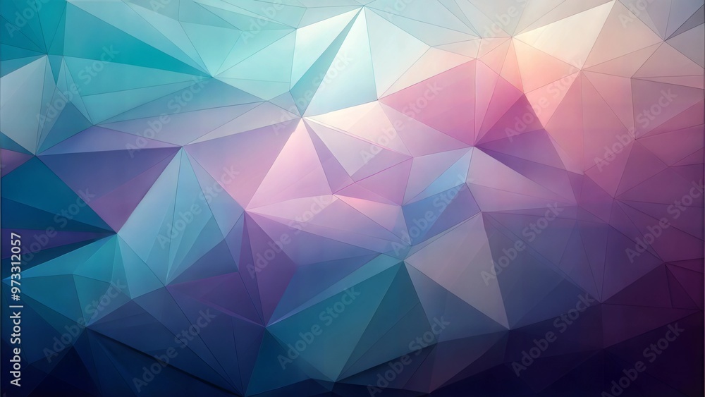 Low Poly Abstract in Pastel Colors Low Poly Abstract in Pastel Colors