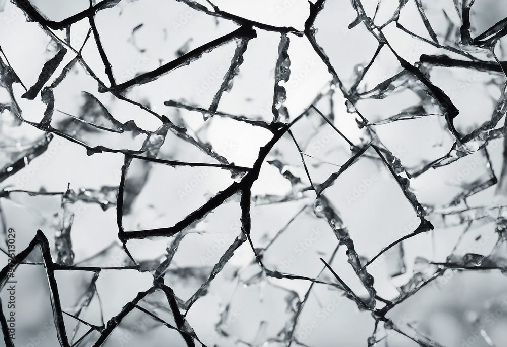 Big collection of cracks broken glass isolation on white background Big collection of cracks broken glass isolation on white background