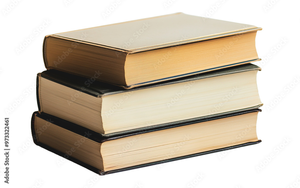Three books on white background,png Three books on white background,png