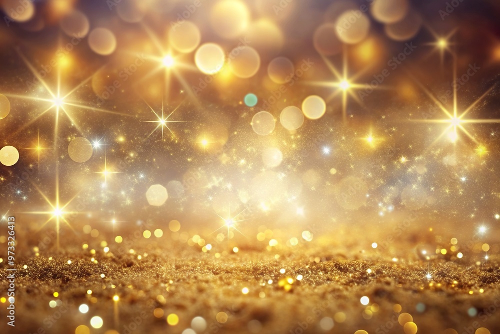 Abstract dreamy sparkle background with a soft gold bokeh shining light effect creating a mesmerizing and magical atmosphere, blurred, enchanting, illumination, shiny, magical, holiday Abstract dreamy sparkle background with a soft gold bokeh shining light effect creating a mesmerizing and magical atmosphere, blurred, enchanting, illumination, shiny, magical, holiday