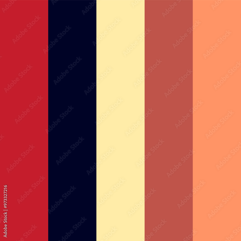 A color palette with strokes of warm, vibrant colors A color palette with strokes of warm, vibrant colors