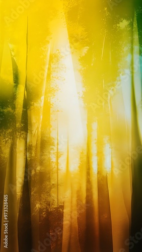 Vibrant yellow Gradient Background. Blurred Summer concept. Abstract blurred wallpape