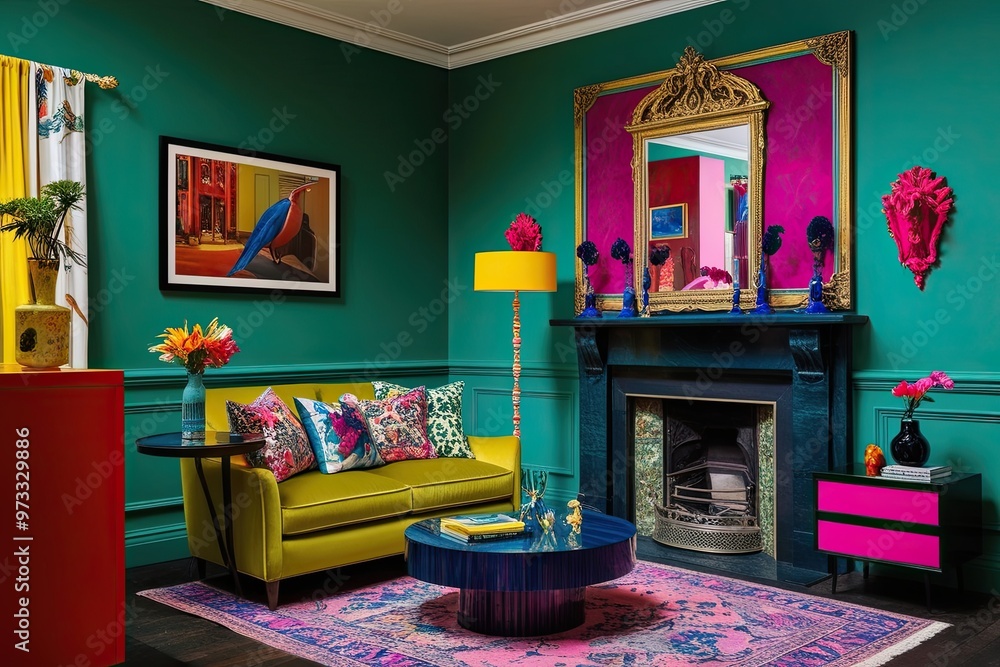 Vivid and Surreal Home Imagery with Eclectic Backgrounds and Bold Colors Vivid and Surreal Home Imagery with Eclectic Backgrounds and Bold Colors