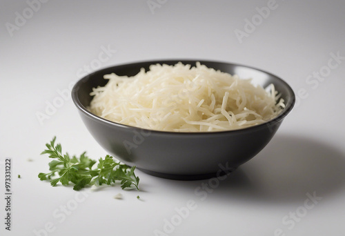 Sauerkraut on bowl isolated on white background