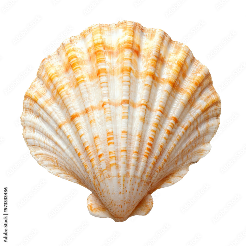 Beautiful seashell found on a beach during summer isolated transparent Beautiful seashell found on a beach during summer isolated transparent