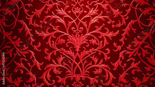 Design of red wallpaper texture as a background