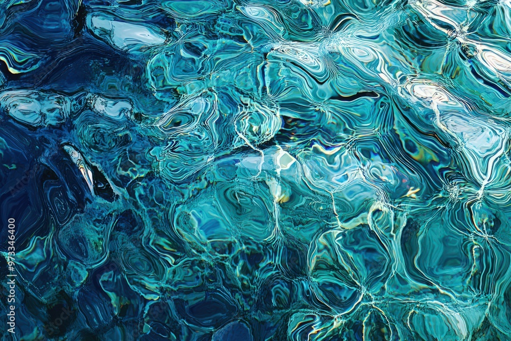 A close-up of blue rippled water, evoking the clarity and tranquility of a pristine lagoon. A close-up of blue rippled water, evoking the clarity and tranquility of a pristine lagoon.