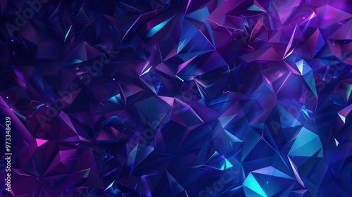 Abstract Geometric Background with Purple and Blue Colors