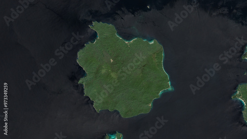 Tharn Kyun Island. Myanmar. Satellite, March 20, 2023 photo