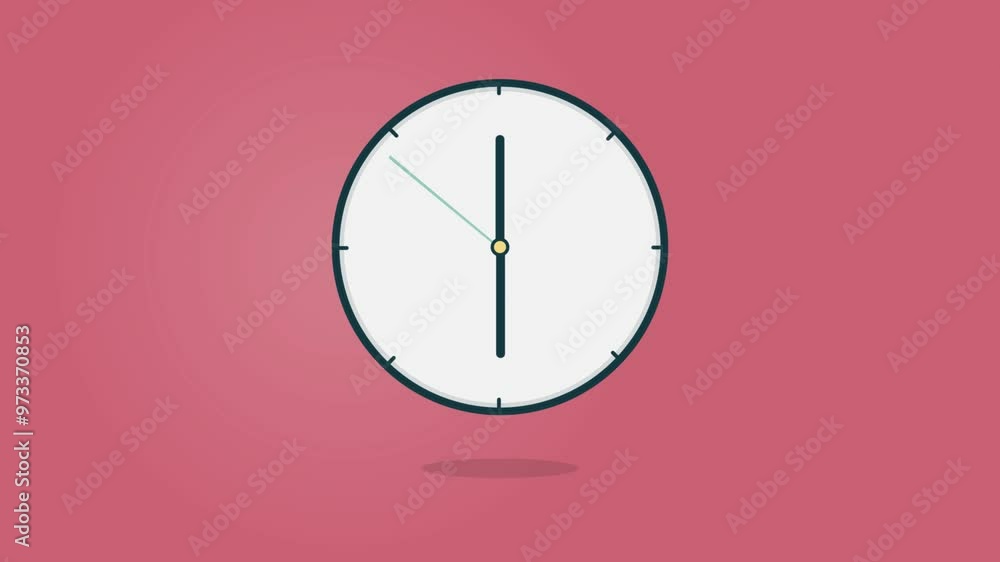 wall clock illustration animation 4k wall clock illustration animation 4k