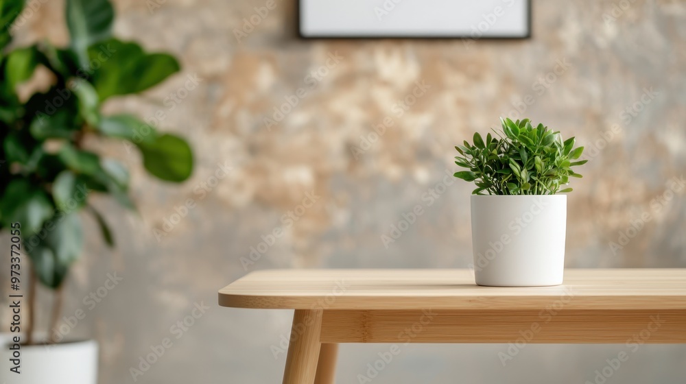 Eco-Friendly Office Space with Bamboo Tables and Natural Decor, Promoting Sustainability and Wellness, Copy Space for Text, Ultra HD Image Eco-Friendly Office Space with Bamboo Tables and Natural Decor, Promoting Sustainability and Wellness, Copy Space for Text, Ultra HD Image