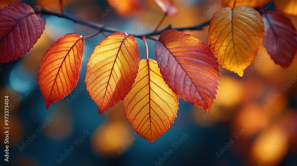 Close-up of colorful autumn foliage Close-up of colorful autumn foliage