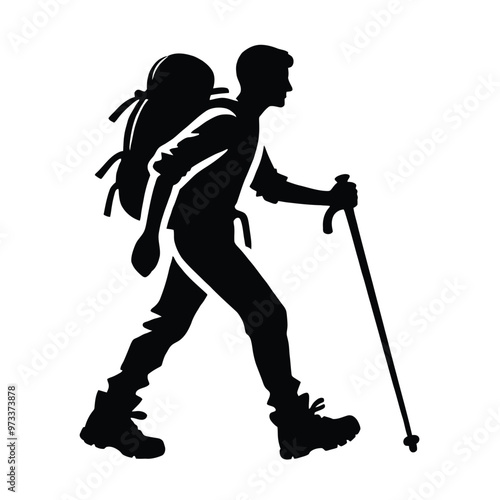 Hiking Silhouette