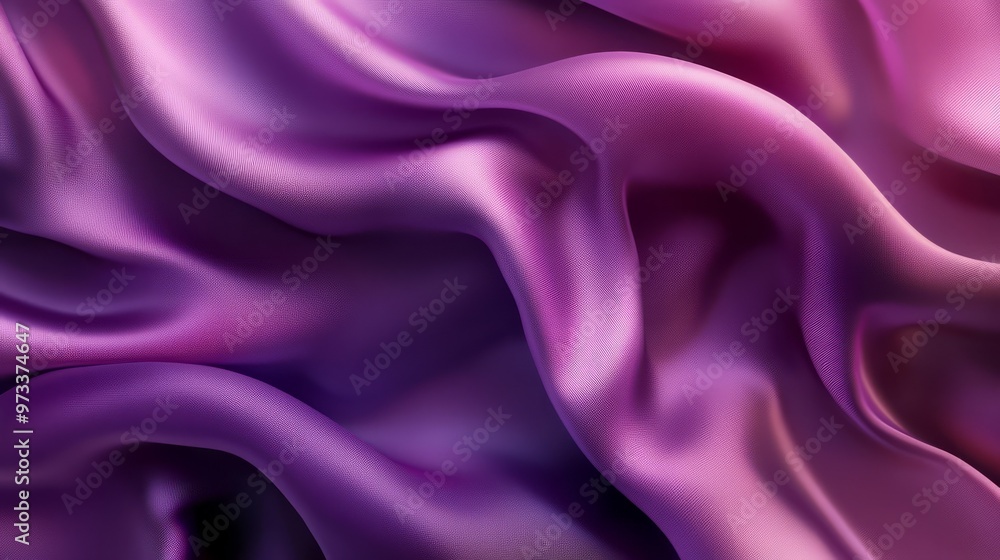 Obraz premium Gradient from cool lavender to deep plum, with a smooth, velvety texture that feels soothing and elegant, perfect for serene and peaceful designs, 4K hyperrealistic photo.
