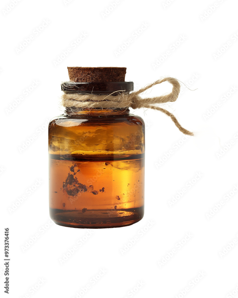 A bottle of wax on a transparency background. Generative AI A bottle of wax on a transparency background. Generative AI