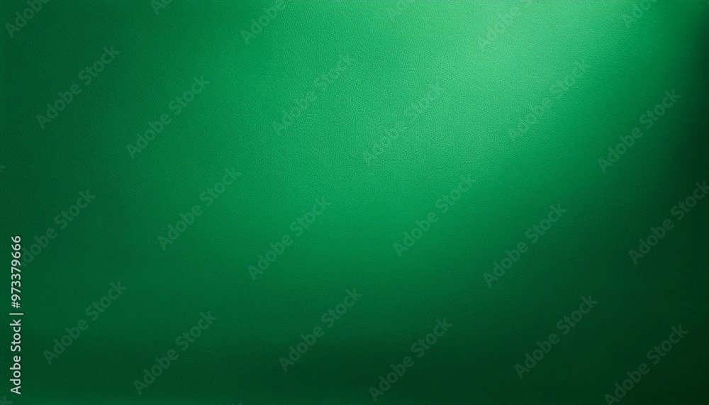 Obraz premium Matte green photography studio background with depth of field for a creative setup