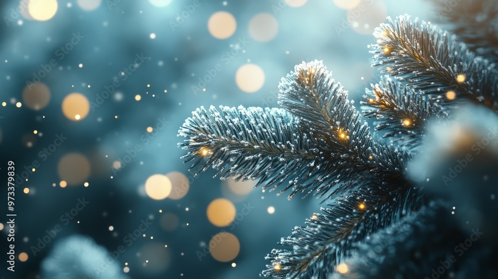 Glittering texture of a snow-dusted evergreen garland, with its soft needles and sparkling snow adding to the festive ambiance. 4K hyperrealistic photo. Glittering texture of a snow-dusted evergreen garland, with its soft needles and sparkling snow adding to the festive ambiance. 4K hyperrealistic photo.