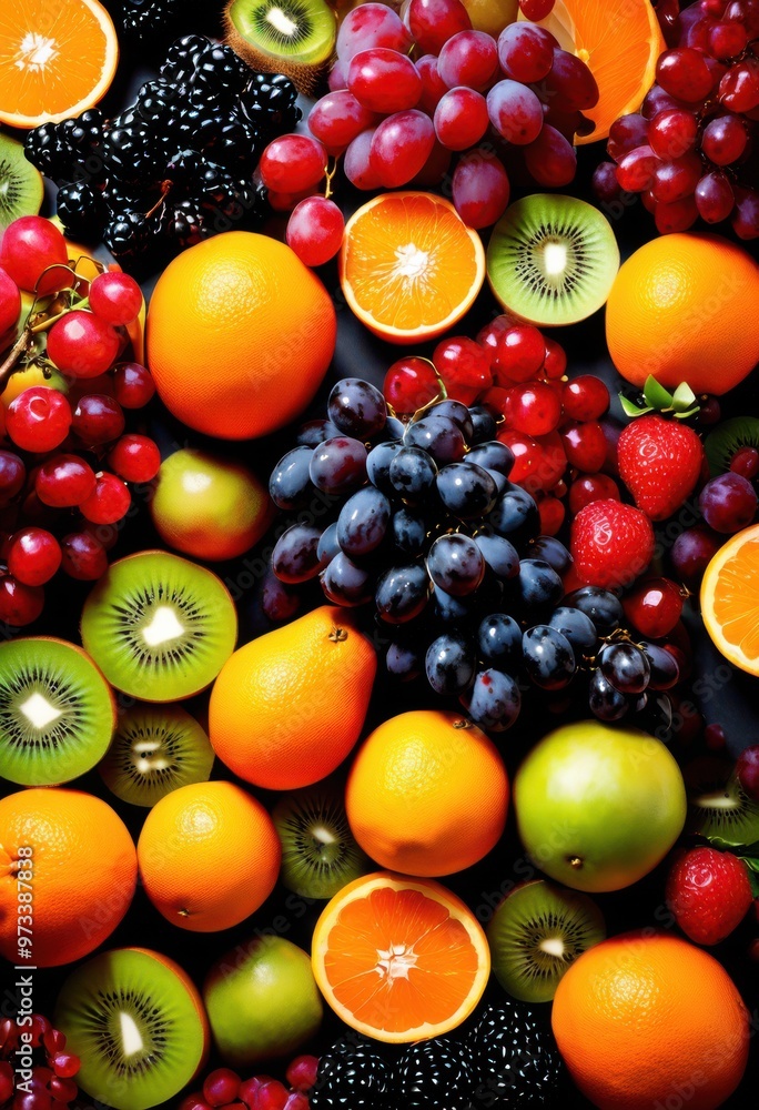 stunning displays vibrant seasonal fruits colorful presentations artistic arrangements eye catching compositions, decorations, centerpiece, fresh, organic