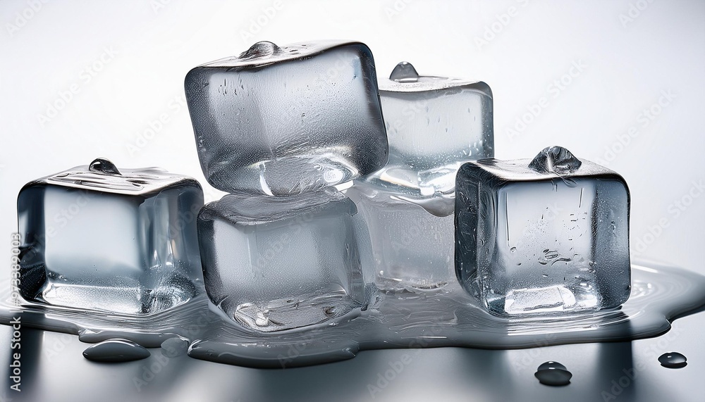 ice cubes isolated on black ice cubes isolated on black
