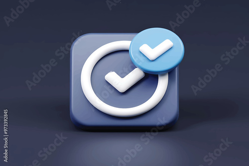 Social media logo icons isolated 3d render illustration