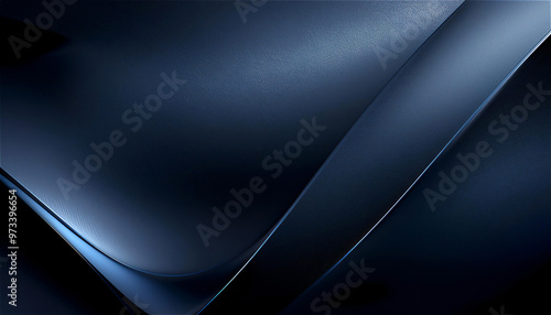 滑らかなマット質感の深いダークブルーやブラックの無地背景。控えめながらも高級感のある印象を与え、商品やテキストが引き立つデザイン