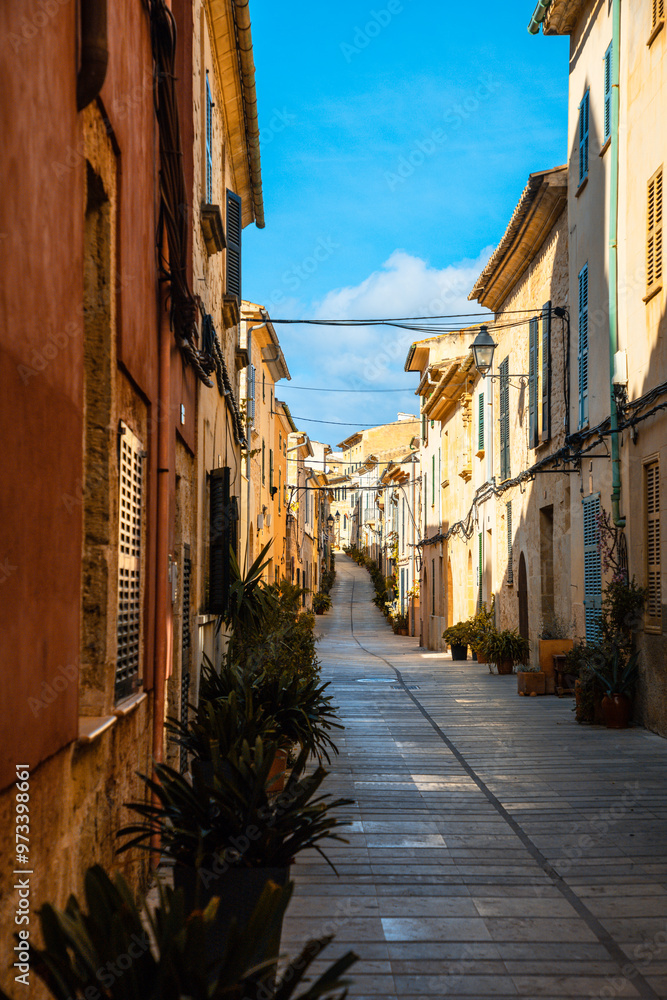 Fototapeta premium Palma de Mallorca, Spain - old city buildings