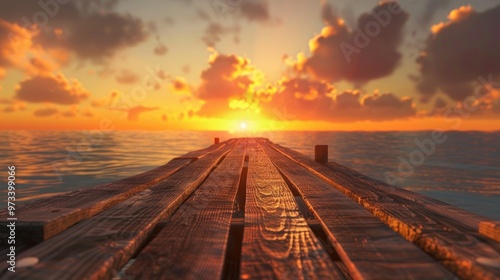 Sunset Views from Wooden Pier