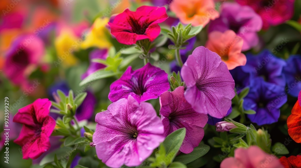 Summer garden petunia Summer garden petunia