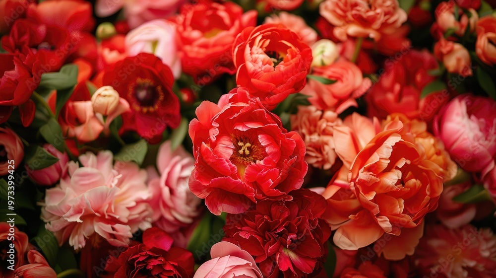 Stunning red and pink flowers Stunning red and pink flowers