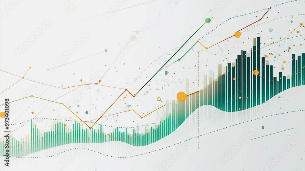 charts and graphs with statistics to innovative analyze business potential and forecast future development of companies growth. charts and graphs with statistics to innovative analyze business potential and forecast future development of companies growth.