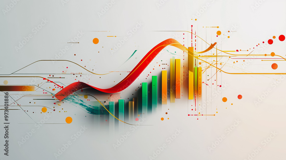 charts and graphs with statistics to innovative analyze business potential and forecast future development of companies growth. charts and graphs with statistics to innovative analyze business potential and forecast future development of companies growth.