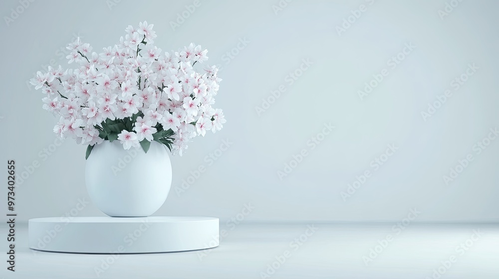 A stunning floral bouquet filled with roses and peach blossoms sits elegantly in a vase against a marble and wood background, showcasing hyper-realistic details and pastel colors A stunning floral bouquet filled with roses and peach blossoms sits elegantly in a vase against a marble and wood background, showcasing hyper-realistic details and pastel colors