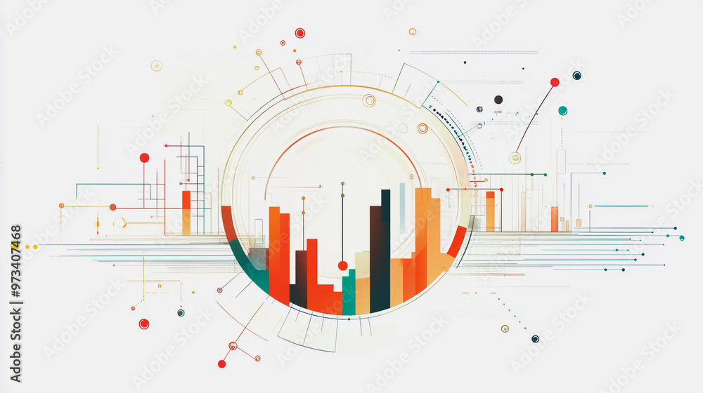charts and graphs with statistics to innovative analyze business potential and forecast future development of companies growth. charts and graphs with statistics to innovative analyze business potential and forecast future development of companies growth.