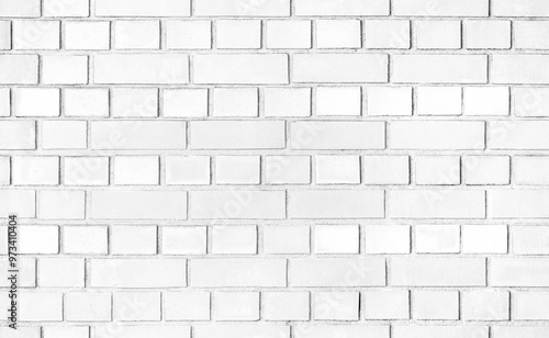Photos White brick wall seamless background texture image