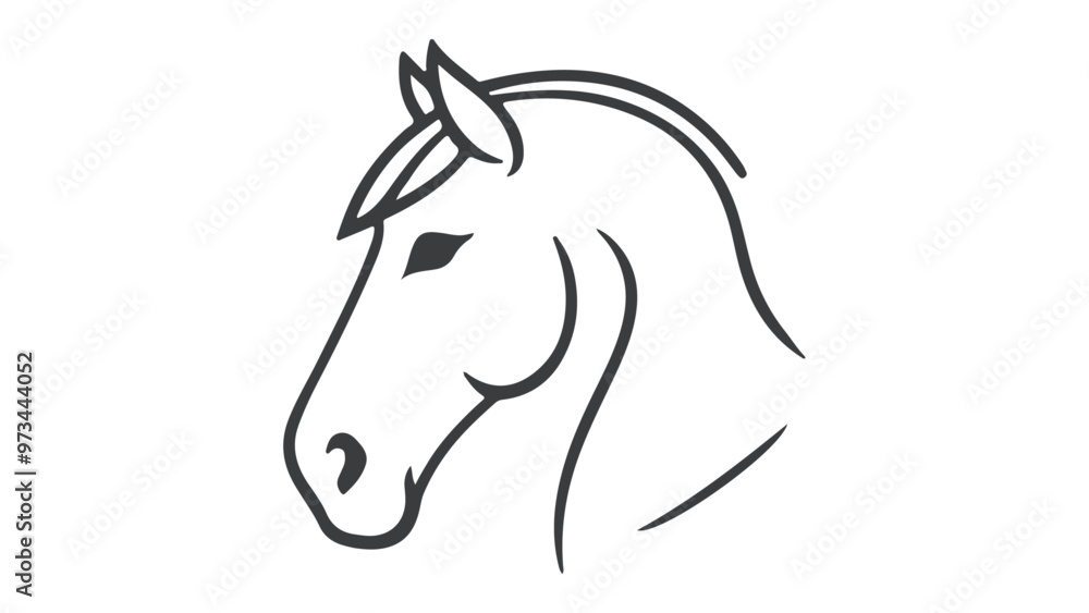 chess horse head illustration in vector chess horse head illustration in vector