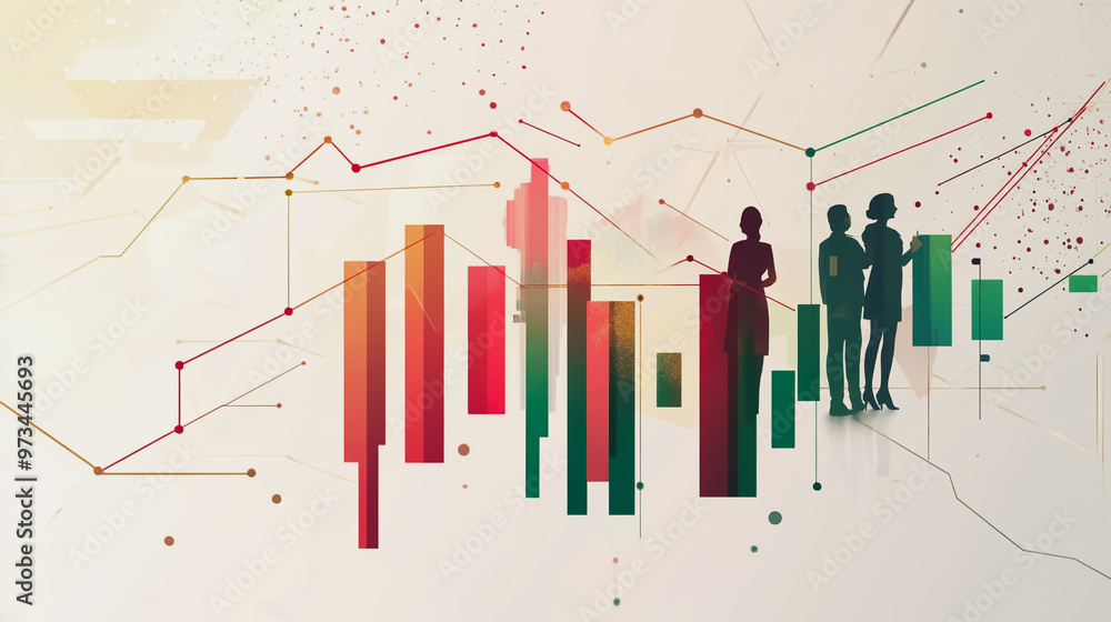 Abstract business team work stands on the peak of success amid tall, innovative Smart city and graphs with statistics to analyze business potential and predict future developments in company growth. Abstract business team work stands on the peak of success amid tall, innovative Smart city and graphs with statistics to analyze business potential and predict future developments in company growth.
