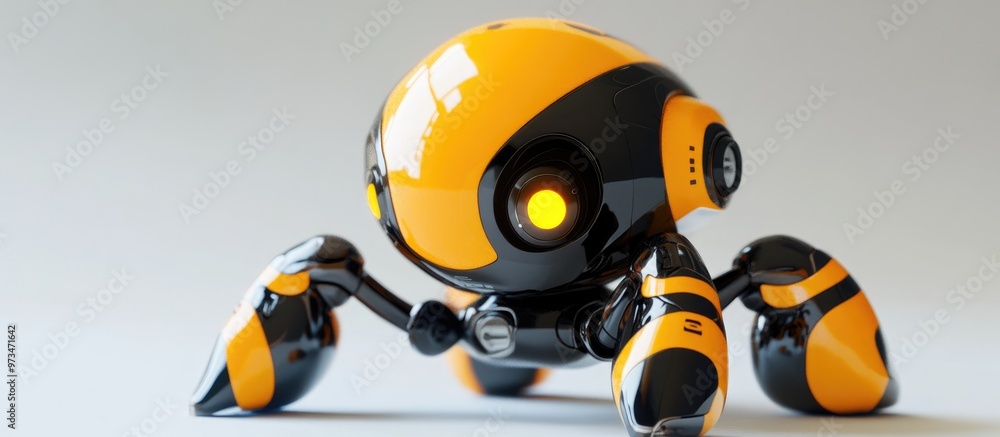 3D rendering of a robotic toy 3D rendering of a robotic toy