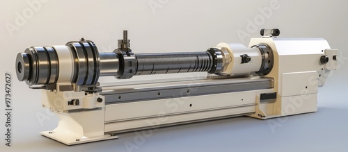 A versatile lathe is essential for the workspace capable of turning cutting drilling and threading cylindrical workpieces photo