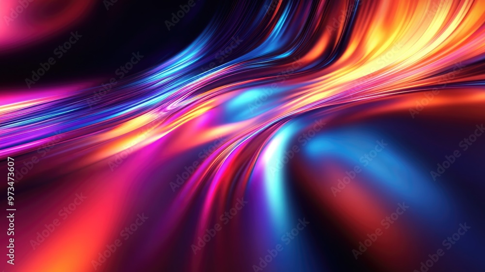 Blurred abstract background suitable for graphic design featuring vibrant colors and dynamic patterns Illustration Blurred abstract background suitable for graphic design featuring vibrant colors and dynamic patterns Illustration