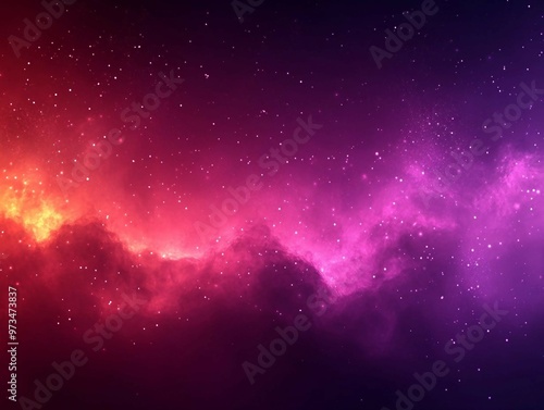 Gradient background, transitioning from vibrant red to deep purple