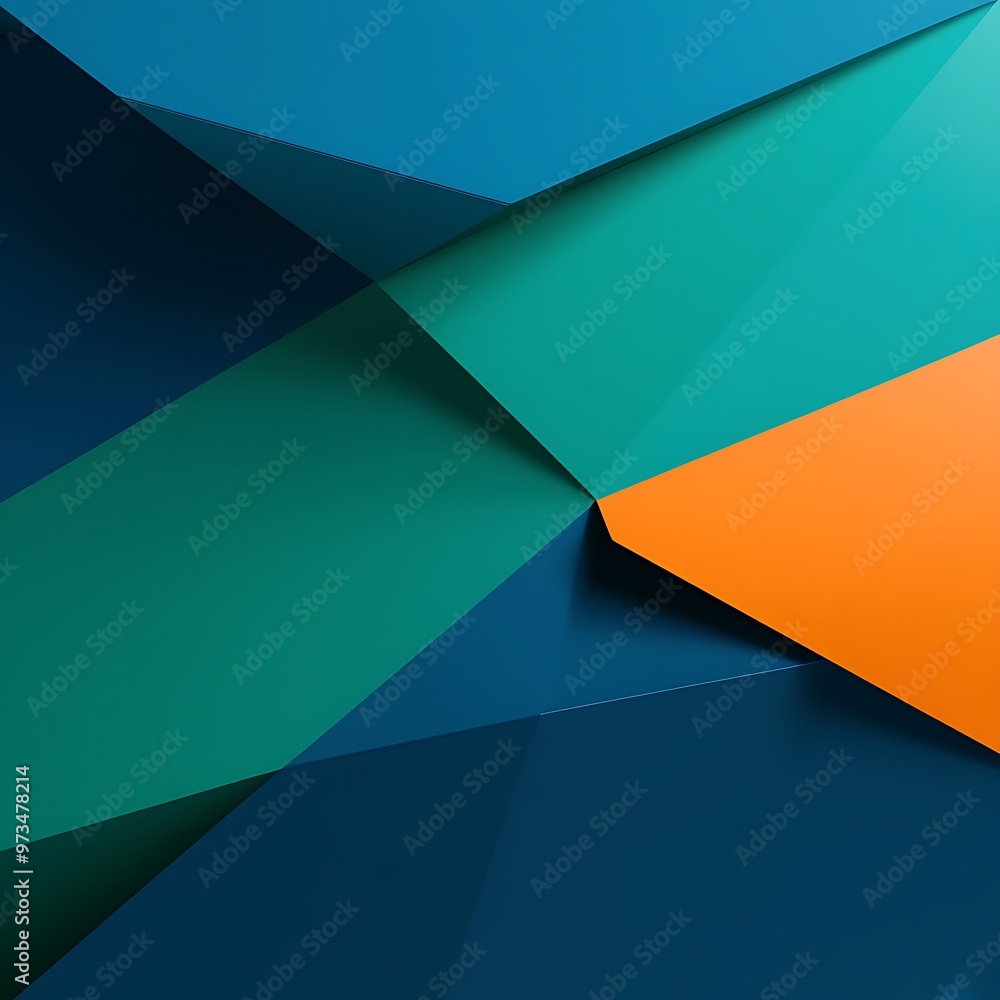 Minimal multicolored polygonal background