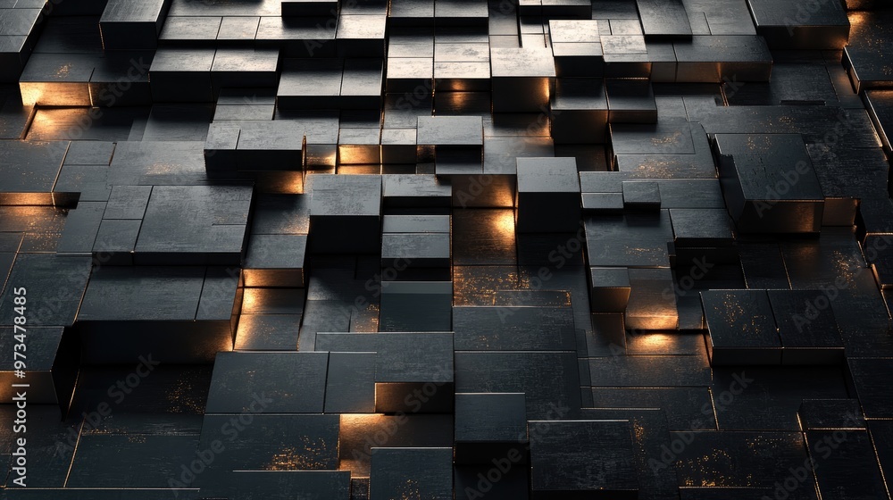 Fototapeta premium Dark metallic texture backdrop