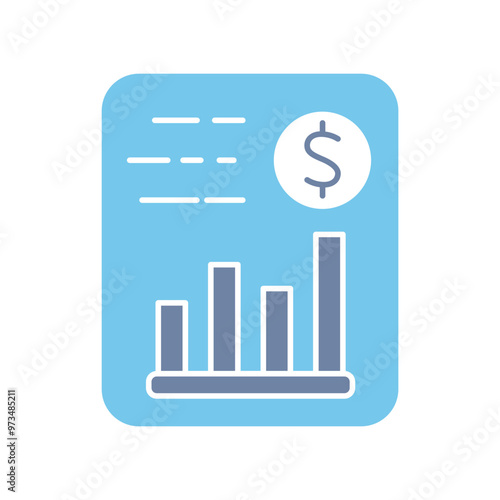 financial statement concept line icon. Simple element illustration. financial statement outline symbol design.