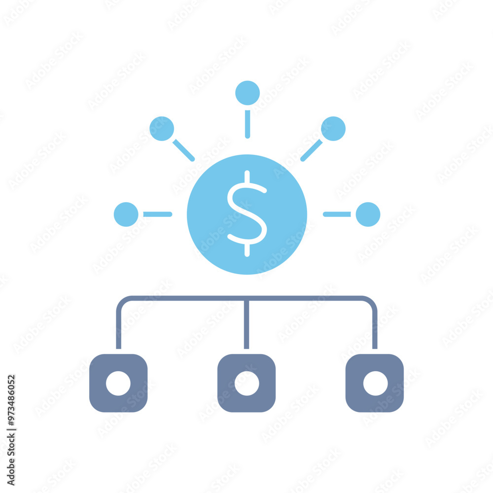 budget concept line icon. Simple element illustration. budget outline symbol design. budget concept line icon. Simple element illustration. budget outline symbol design.