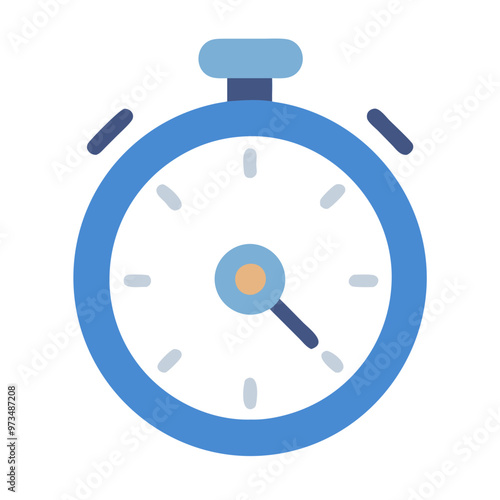 Timer Silhouette Icon - Transparent Background Clipart for Design Projects