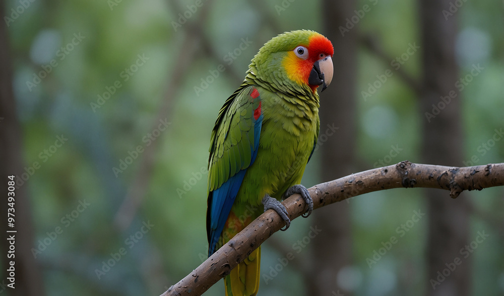 Beautiful parrot in the jungle Beautiful parrot in the jungle