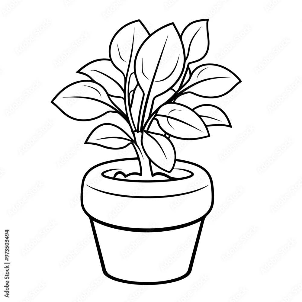 Spice up your designs with our tasteful basil outline icon vector. Spice up your designs with our tasteful basil outline icon vector.