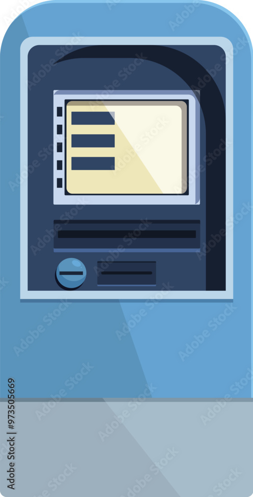 Atm machine standing alone, helpful for illustrating concepts related to personal finance Atm machine standing alone, helpful for illustrating concepts related to personal finance