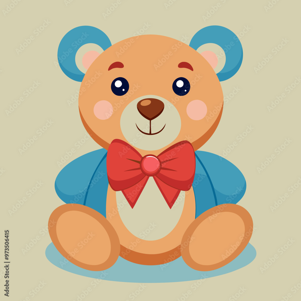 a teddy bear with a bow a teddy bear with a bow